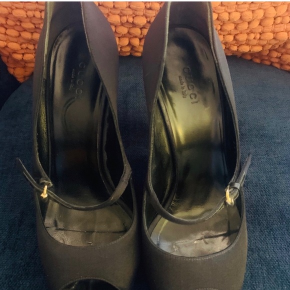 Gucci Satin Raso Seta Dress Heels - Picture 6 of 6